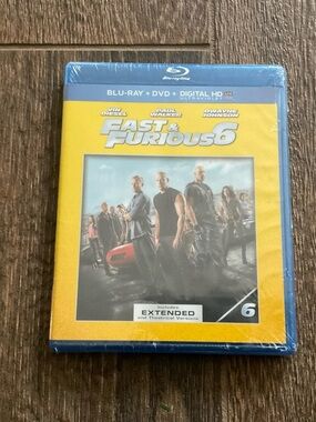 Fast & Furious 6 (Blu-ray + DVD + Digital) - Yellow Cover